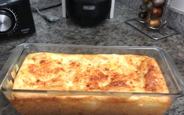 Torta de liquidificador fofinha