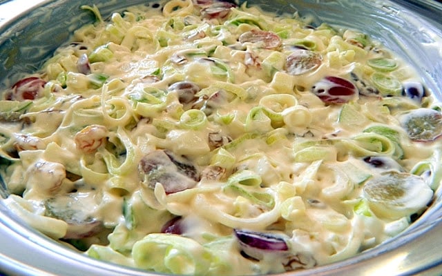 Salada de alho-poró