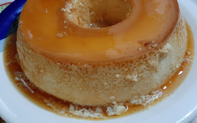 Pudim de leite em pó idêntico ao de leite condensado