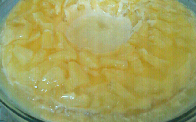 Gelatina maravilha de abacaxi