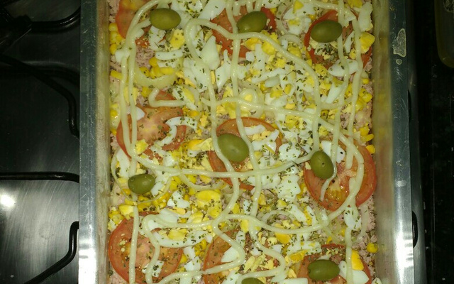 Massa de pizza de liquidificador