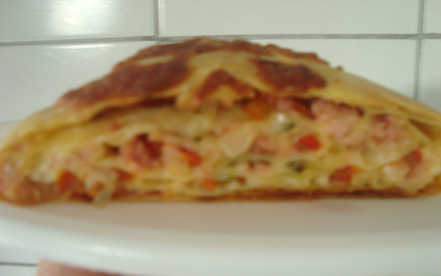 Rocambole de massa de Pastel