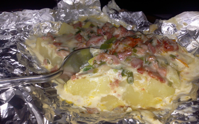 Batata recheada diferente