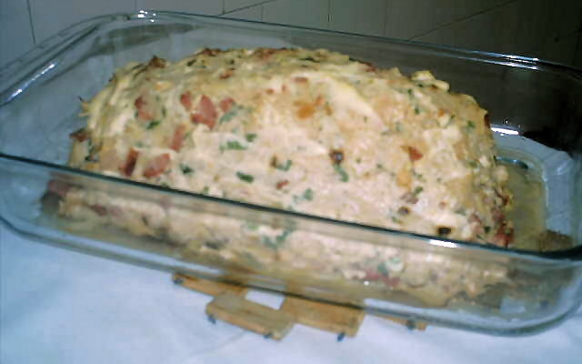 Rocambole de frango divino