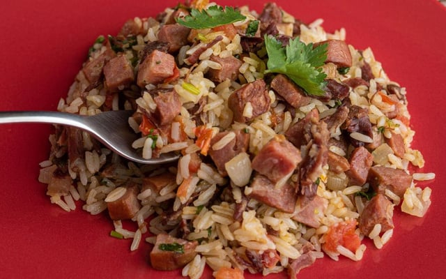 Arroz carreteiro simples