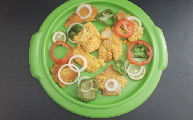 Filé de merluza frito