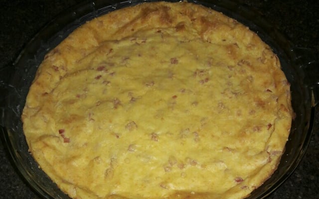 Souflé de queijo e presunto