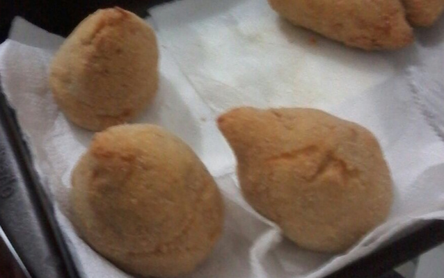 Coxinha sem massa