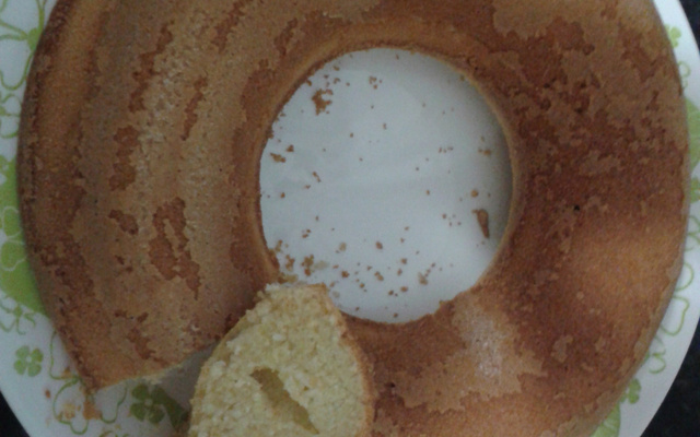 Bolo de fubá do tio Fe sem lactose e sem soja