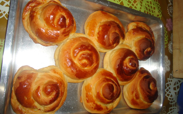 Pão caseiro de leite condensado