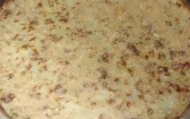 Quiche de queijo com presunto