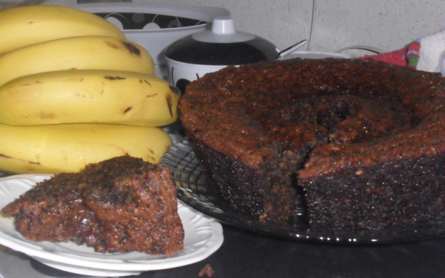 Bolo de banana prata