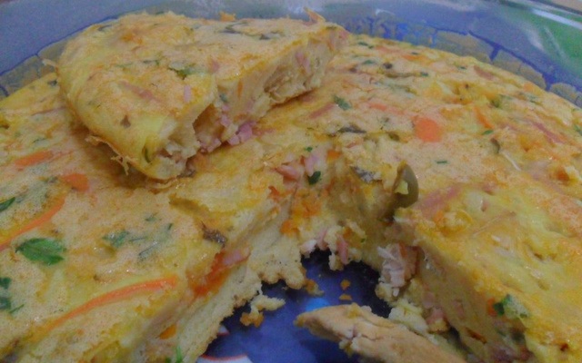 Omelete no forno