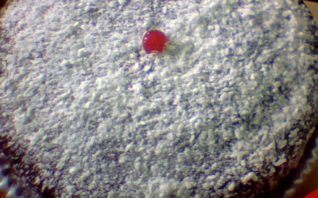 Bolo de chocolate com coco verde