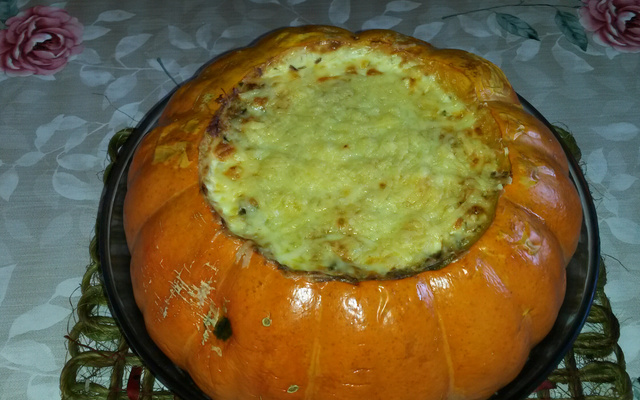 Carne de sol na moranga