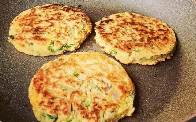 Hambúrguer de grão-de-bico