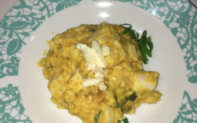 Risoto de abóbora cabotiá