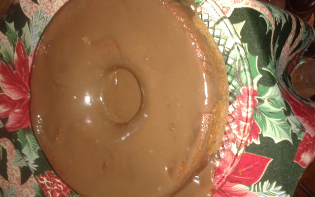Bolo de cenoura com brigadeiro