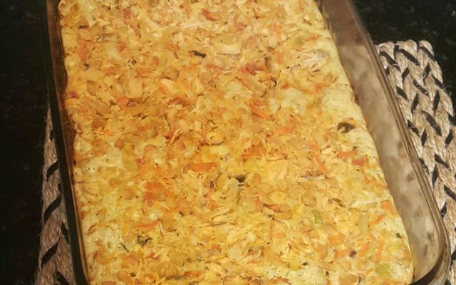 Massa de bolo salgado