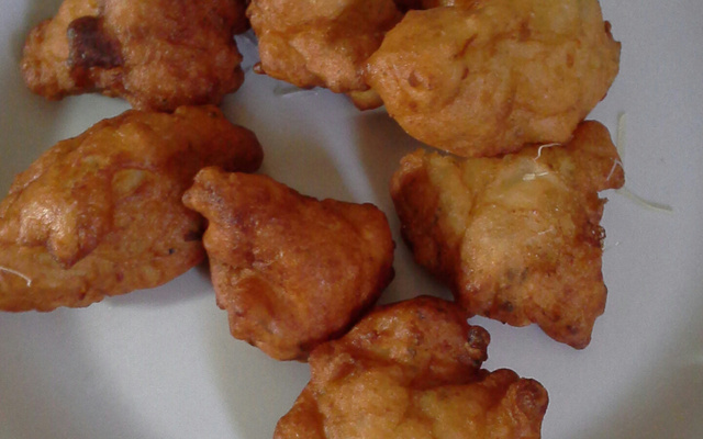 Bolinho de arroz com batata