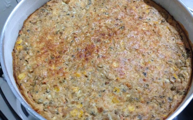 Torta integral de atum ou sardinha