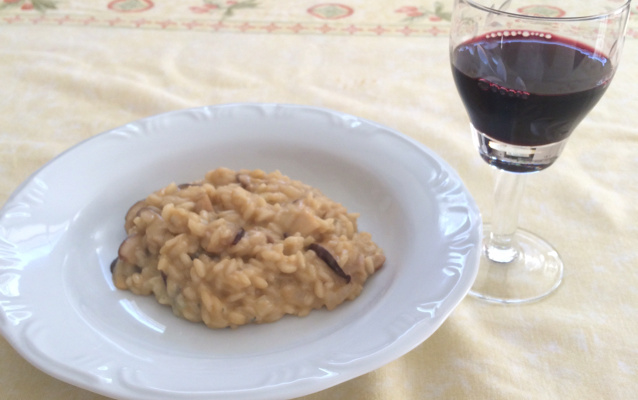 Risoto de shitake