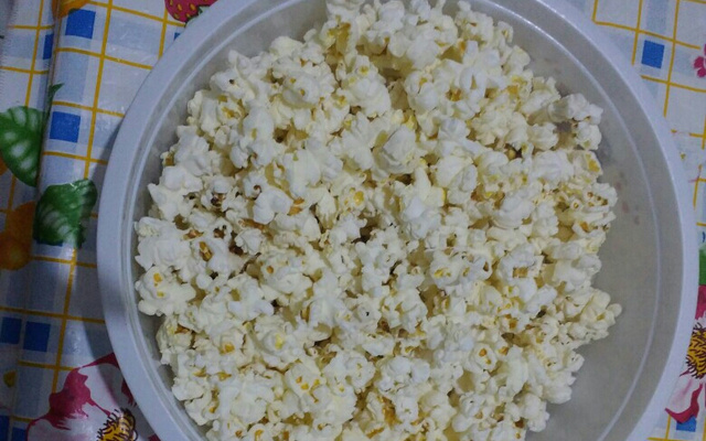 Pipoca fit sem óleo