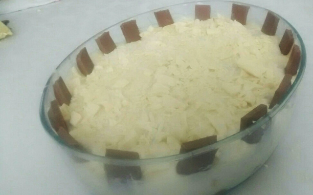 Pavê de chocolate branco