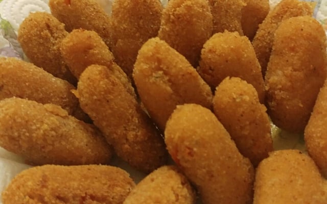 Croquete de Cabeça de Camarão