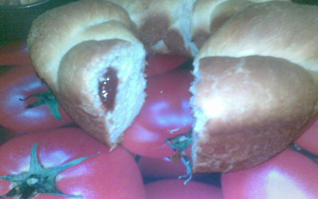 Pãozinho com goiabada delicioso