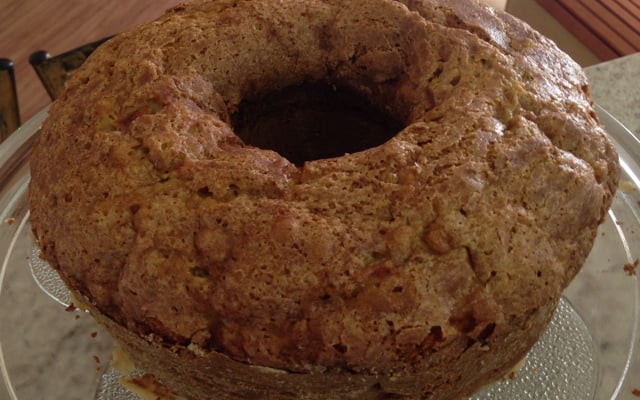 Bolo de maçã da Tânia