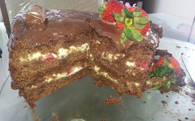 Bolo suflair sensação