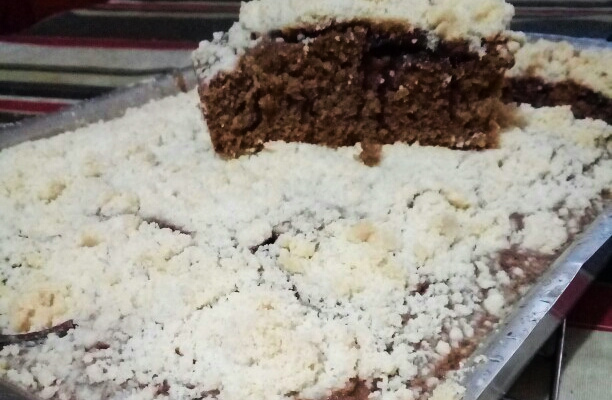 Cuca maluca chocolate do Monteiro