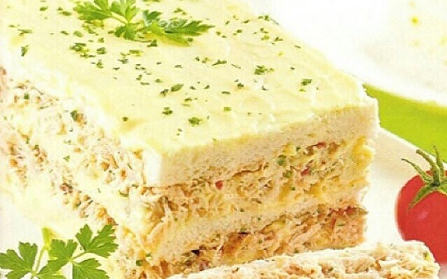 Torta fria de pão integral