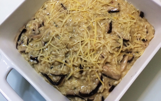Risoto de shitake