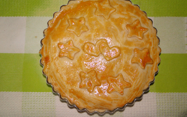 Torta de frango com requeijão