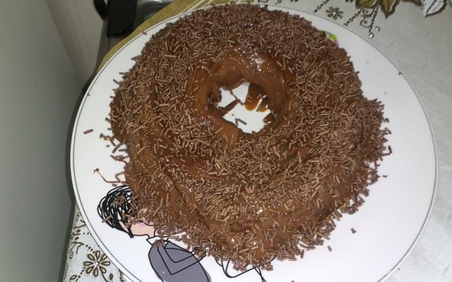 Brigadeirão de micro-ondas