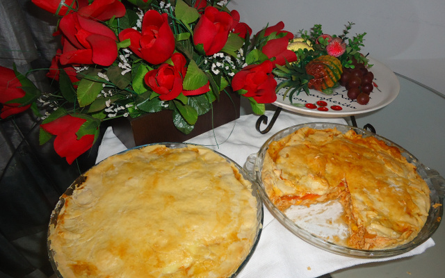 Torta de frango deliciosa