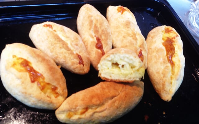 Fogazza com fermento em pó