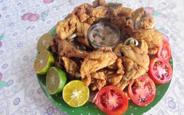 Peixe frito sequinho