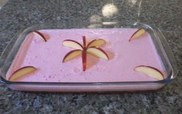 Gelatina de maçã rosada
