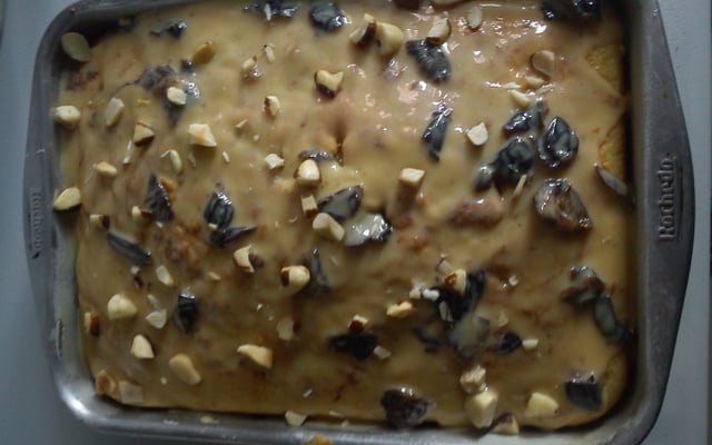 Bolo de ameixa de liquidificador