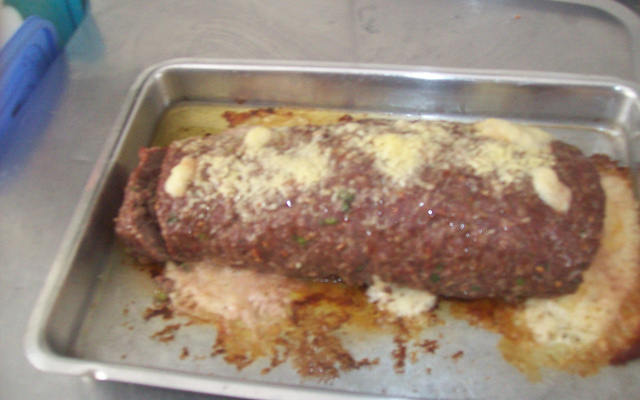 Rocambole de Carne Moida