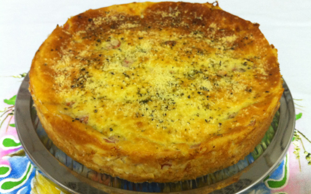 Torta bauru de forno