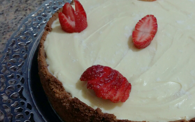 Torta mousse tricolor de passatempo