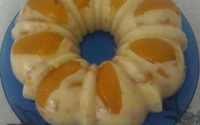 Manjar fácil de pêssego