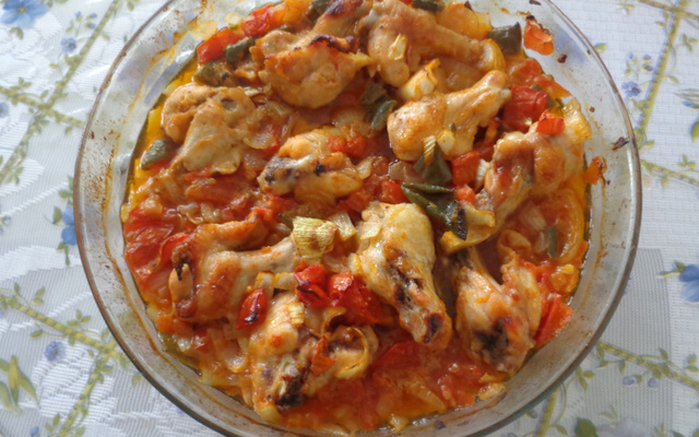 Drumette ao forno do Eduardo