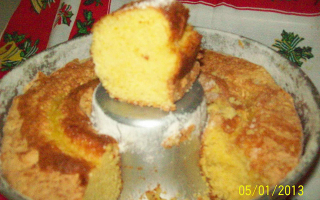 Bolo de laranja simples