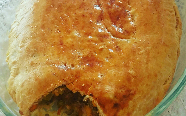 Torta salgada 2 recheios