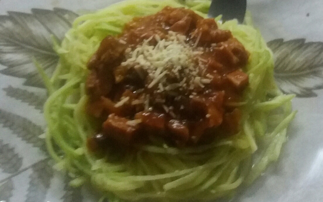 Macarronada de abobrinha